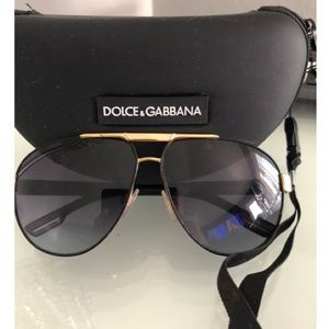 Dolce Gabbana Aviator Sunglasses.